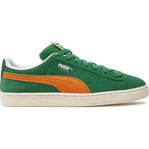 Sneakersy Puma Suede Patch 395388-01 Archive Green/Frosted Ivory