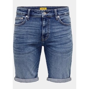 Niebieskie spodenki Only & Sons w stylu casual z jeansu