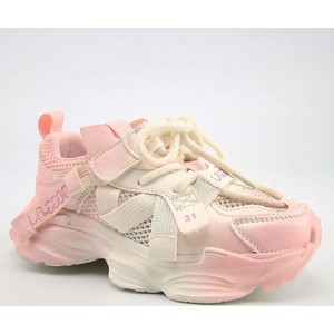 Różowe buty sportowe dziecięce Apawwa dla dziewczynek z tkaniny