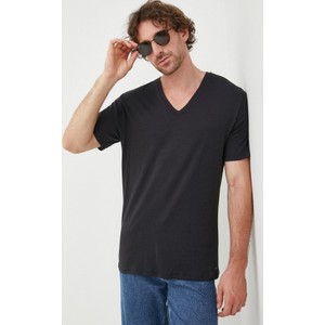Czarny t-shirt Michael Kors z bawełny w stylu casual