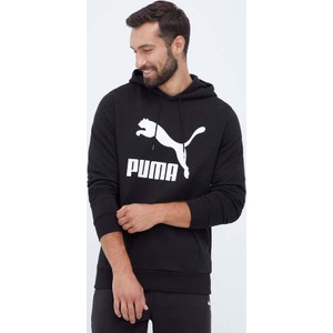 Czarna bluza Puma z nadrukiem