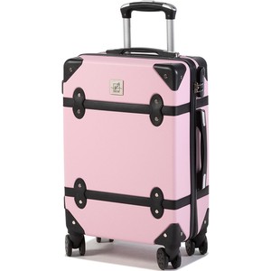 Różowa walizka Semi Line