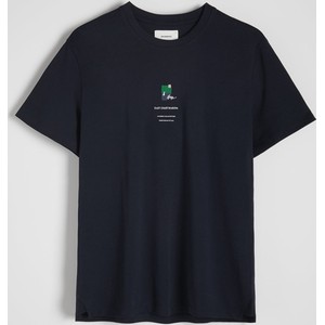 T-shirt Reserved z bawełny z krótkim rękawem