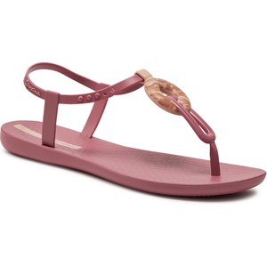 Różowe sandały Ipanema z klamrami