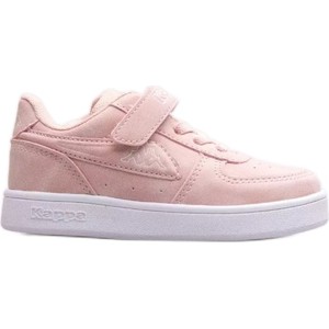 Różowe buty sportowe dziecięce Kappa ze skóry dla dziewczynek
