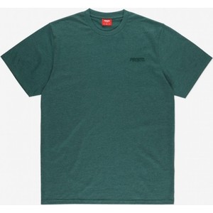 Zielony t-shirt Prosto. z nadrukiem z bawełny
