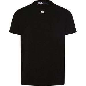 T-shirt Karl Lagerfeld z krótkim rękawem z bawełny w stylu casual