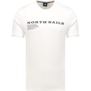 T-shirt North Sails z bawełny z krótkim rękawem