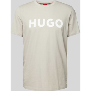 T-shirt Hugo Boss z krótkim rękawem z bawełny z nadrukiem