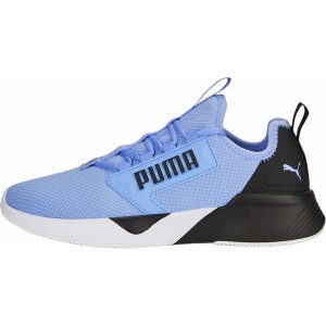 Niebieskie buty sportowe Puma z płaską podeszwą w sportowym stylu