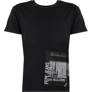 Czarny t-shirt ubierzsie.com z bawełny w młodzieżowym stylu