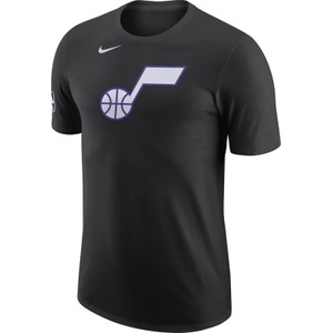 Czarny t-shirt Nike w sportowym stylu z krótkim rękawem z nadrukiem