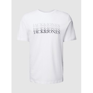 T-shirt Jack & Jones z bawełny z nadrukiem