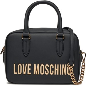 Czarna torebka Love Moschino matowa średnia