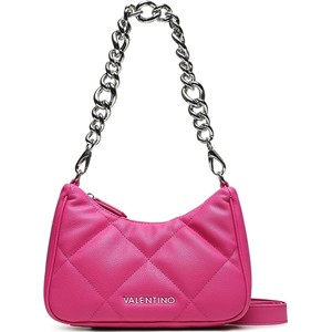 Różowa torebka Valentino matowa w młodzieżowym stylu na ramię
