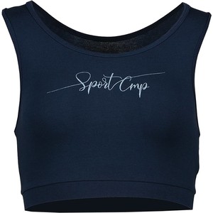 Granatowa bluzka CMP w sportowym stylu na ramiączkach