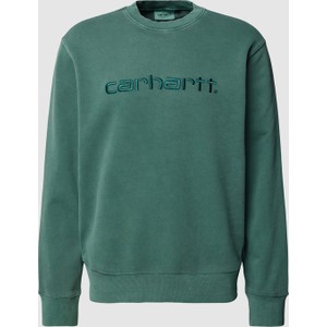 Zielona bluza Carhartt WIP w młodzieżowym stylu z bawełny