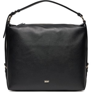 Czarna torebka DKNY matowa duża w stylu casual