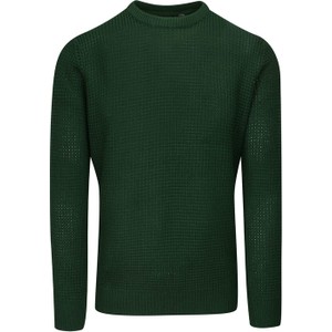 Zielony sweter Brave Soul z tkaniny z okrągłym dekoltem w stylu casual