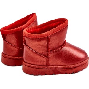 Czerwone buty dziecięce zimowe Fr1