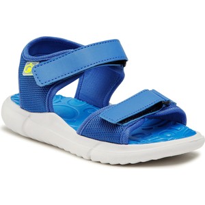 Niebieskie buty dziecięce letnie Dudino ze skóry