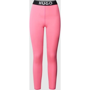 Różowe spodnie Hugo Boss w stylu casual