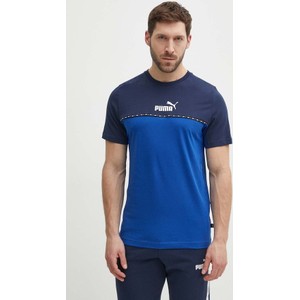 Niebieski t-shirt Puma