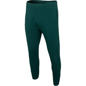 Zielone spodnie 4F w sportowym stylu z bawełny