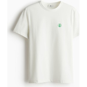 T-shirt H & M z krótkim rękawem w stylu klasycznym z dżerseju