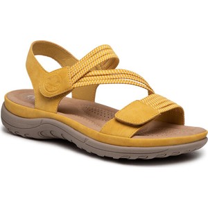 Żółte sandały Rieker