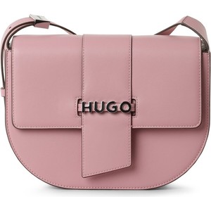 Różowa torebka Hugo Boss ze skóry