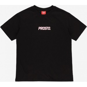 T-shirt Prosto. z okrągłym dekoltem w młodzieżowym stylu z bawełny