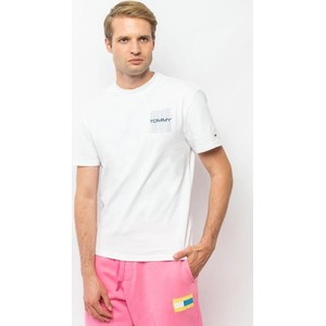 T-shirt Tommy Hilfiger z krótkim rękawem w stylu casual z bawełny
