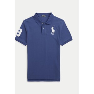 Niebieski t-shirt POLO RALPH LAUREN z krótkim rękawem w młodzieżowym stylu