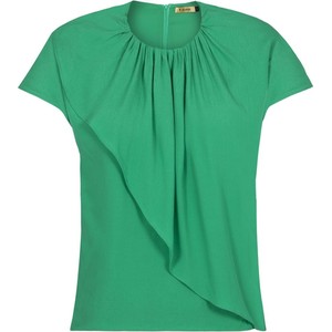 Zielona bluzka Ochnik z krótkim rękawem