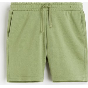 Zielone spodenki H & M z dresówki
