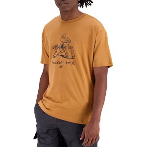 T-shirt New Balance z krótkim rękawem w sportowym stylu