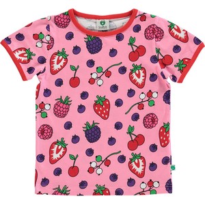 Różowa bluzka dziecięca Limango Polska dla dziewczynek z bawełny