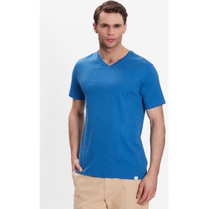 Niebieski t-shirt United Colors Of Benetton w stylu casual