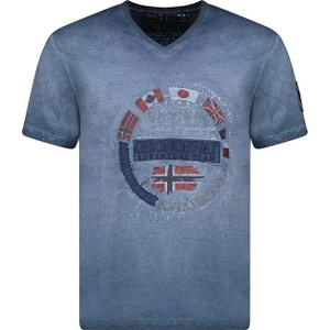 T-shirt Geographical Norway z krótkim rękawem