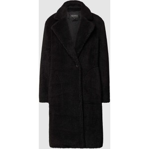 Czarny płaszcz Emporio Armani w stylu casual
