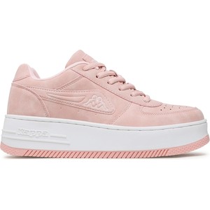 Różowe buty sportowe Kappa na platformie
