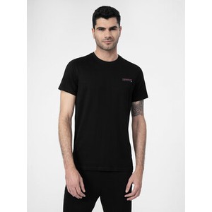 Czarny t-shirt 4F