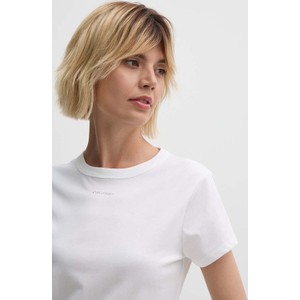 Bluzka Calvin Klein z krótkim rękawem z okrągłym dekoltem