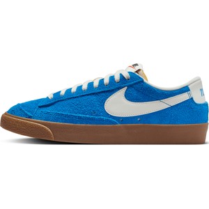 Niebieskie trampki Nike z płaską podeszwą sznurowane