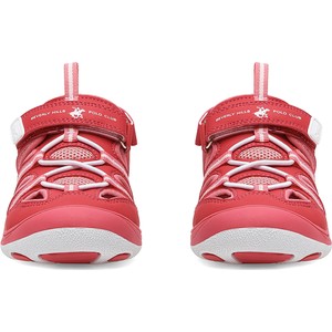 Czerwone buty dziecięce letnie Beverly Hills Polo Club dla dziewczynek