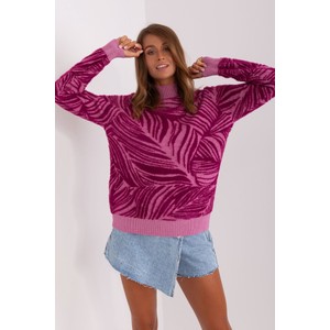 Różowy sweter 5.10.15 w stylu casual