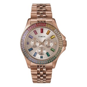 Timex Zegarek TW2W34200 Różowe złoto