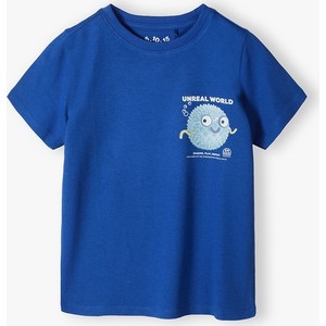Niebieska koszulka dziecięca 5.10.15. z bawełny
