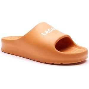 Pomarańczowe buty letnie męskie Lacoste